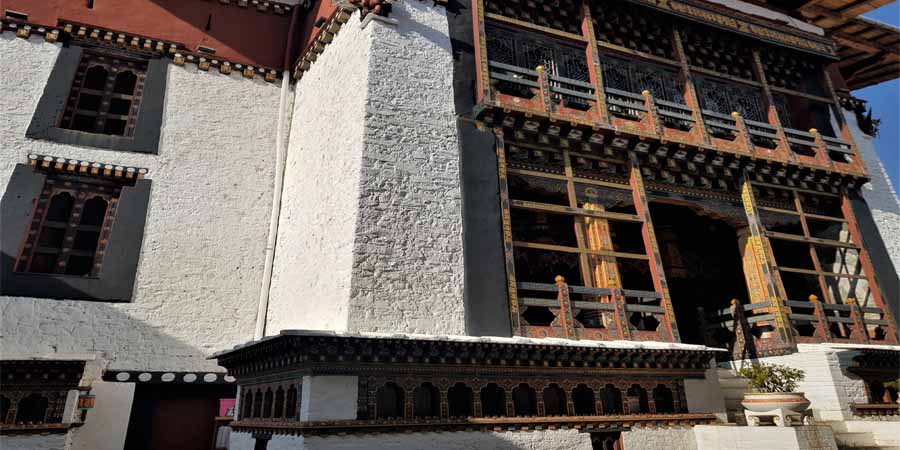 Simtokha Dzong Architecture